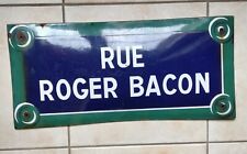 Plaque émaillée rue d'occasion  Bléré