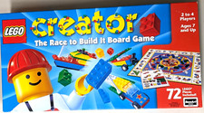LEGO CREATOR RoseArt The Race To Build It Juego de Mesa 1999 En muy buen estado 72 piezas segunda mano  Embacar hacia Mexico