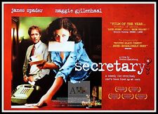 Secretary movie poster for sale  COLCHESTER