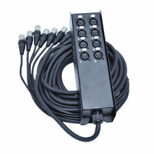 Seismic Audio 8 canais perfil baixo XLR enviar sub cabo cobra - 25 pés, usado comprar usado  Enviando para Brazil
