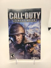 Usado, Call Of Duty Finest Hour Activison PS2 SOMENTE MANUAL Original  comprar usado  Enviando para Brazil