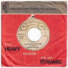 #104 SKA REGGAE 45 OBSERVER LABEL DENNIS BROWN " VOICE OF MY FATHER " comprar usado #104 SKA REGGAE 45 OBSERVER LABEL DENNIS BROWN " VOICE OF MY FATHER " comprar usado  Enviando para Brazil