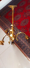 Lustre bronze cristal d'occasion  Tours-