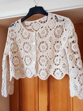 Ladies cream crochet for sale  NEWRY
