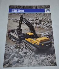 Folheto para escavadeira Volvo EC380D EC480D Prospekt comprar usado  Enviando para Brazil