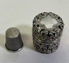 Antique sterling thimble for sale  Gibsonia