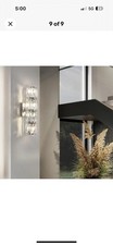 Apliques de Pared de Cristal para Interior, Modernos Apliques de Pared Accesorios de Iluminación de Pared Interior Chr... segunda mano  Embacar hacia Mexico