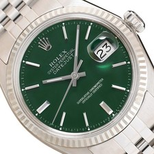 RELÓGIO MASCULINO ROLEX DATEJUST MOSTRADOR VERDE OURO BRANCO 18K com PULSEIRA JUBILAR comprar usado  Enviando para Brazil