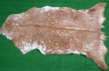 Novo Tapete de Couro de Cabra Tapete de Cabelo na Área Tamanho 34"x22" Couro Animal Pele de Cabra G-474, usado comprar usado  Enviando para Brazil