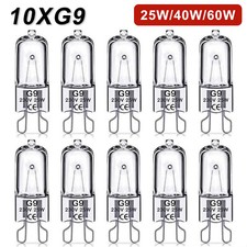 10xG9 Halogen Stiftsockellampe 25W 40W 60W 230V 240V Warmweiß Leuchtmittel Birne, usado comprar usado  Enviando para Brazil