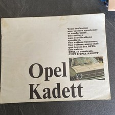 Catalogue opel kadett d'occasion  Rochecorbon