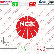 Adesivo sticker ngk usato  Matera