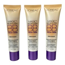 (3) LOREAL Magic Skin Beautifier BB Cream 1 Oz Deep 816 NOVO LACRADO comprar usado  Enviando para Brazil