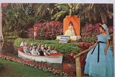 Cartão postal antigo vintage com vista para cartão Florida FL Cypress Gardens Citrus Royalty Throne comprar usado  Enviando para Brazil
