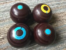 Vintage lawn bowls for sale  PETERBOROUGH