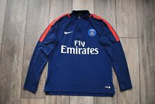 PARIS SAINT-GERMAIN PSG NIKE 2017/2018 TREINAMENTO MANGA LONGA BROCA SUPERIOR AZUL MASCULINA L, usado comprar usado  Enviando para Brazil