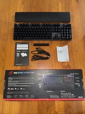 Teclado para juegos ASUS ROG Strix Scope II, pre-lubricado ROG RX rojo lineal segunda mano  Embacar hacia Mexico