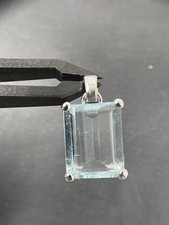 Weißgold anhänger aquamarin gebraucht kaufen  Münster