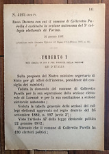 Colleretto parella 1887 usato  Italia