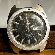 Vintage 1970 SEIKO 5 Relógio Masculino Impermeável 70M 21J 6119C Aço Inoxidável 004430 comprar usado  Enviando para Brazil