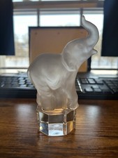 Elephant frosted crystal for sale  Middletown