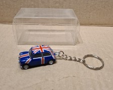 Chaveiro de carro modelo fundido Austin Mini Cooper 🔑🗝 Union Jack  comprar usado  Enviando para Brazil