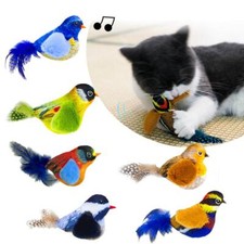 Vogel Katzenspielzeug Interaktives Klangspielzeug flatterndes lebendiges Vogel comprar usado  Enviando para Brazil