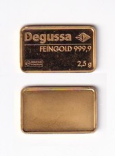 Goldbarren degussa 5 gebraucht kaufen  Ransbach-Baumbach