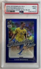 Panini Donruss The Beautiful Game 2024-25 Zlatan Ibrahimovic Auto Azul /10 PSA9 comprar usado  Enviando para Brazil