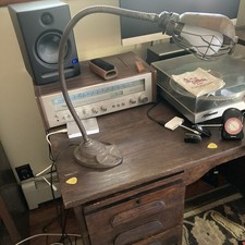 Vintage deco gooseneck for sale  Logan