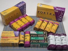 17 rollos 120 película caducada Potra 400vc 160vc Fuji 400H 160nc Ektacolor oro 100 segunda mano  Embacar hacia Mexico
