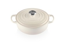 Forno Sauteuse Le Creuset ferro fundido esmaltado assinatura, 3,5 qt., merengue comprar usado  Enviando para Brazil