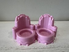 Cadeira Fisher Price Little People Princesa Ariel Rosa Trono Duplo Palácio do Castelo comprar usado  Enviando para Brazil