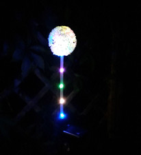 Lampada solare multicolore usato  Latina