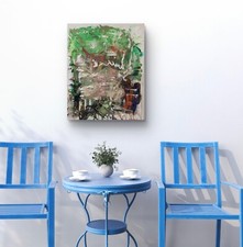 Quadro astratto 40x50 cm acrilico su tela ESPLOSIONE di Cacace Antonio  comprar usado  Enviando para Brazil