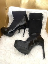 Stivali donna vernice usato  Volpara