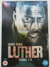 Luther: Series 1 - 4 DVD (2016) Idris Elba cert 15 7 discs EN BOX SET VERY GOOD na sprzedaż  PL