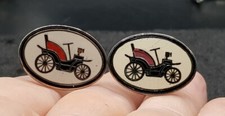 Pair vintage enamelled for sale  BRADFORD
