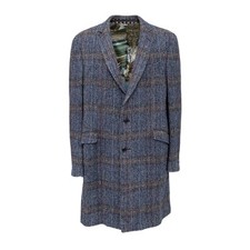 Cappotto lana quadri usato  Italia