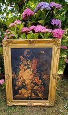 Antique painting flower for sale  TENTERDEN