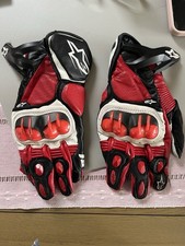 Alpinestars red leather for sale  UK