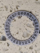 SEIKO peça 801610 SEIKO 6105A/6105B/6159 RELÓGIO disco de data prata novo na caixa comprar usado  Enviando para Brazil