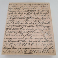 Stampin french script for sale  Warren