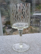 Stemmed silver glass for sale  LEICESTER