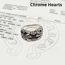 Chrome Hearts K T-Ring pavê vermelho nº. 20 comprar usado  Enviando para Brazil