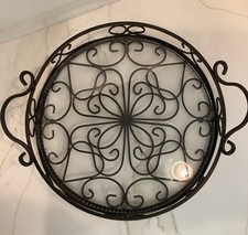 Round metal ornate for sale  Mount Crawford