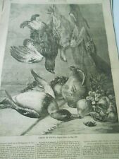 Gravure 1862 chasse d'occasion  Bourgoin-Jallieu