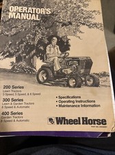 Wheelhorse 200 300 d'occasion  Expédié en Belgium