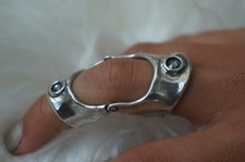 Novo Uno De 50 elementos Cinza Cristal Boo Maximus Anel De Dedo Completo 6.5 7.5 8 S M L comprar usado  Enviando para Brazil