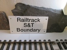 Railtrack boundry plate. for sale  SALISBURY